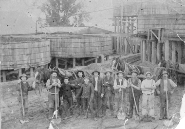 Photograph, Moonlight Mine Workmen 1906