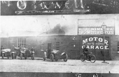 Photograph, Wimmera Motor Cycles Garage