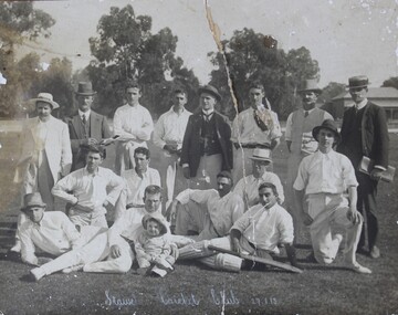 Photograph, Stawell Cricket Club 1913