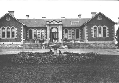 Photograph, Pleasant Creek Hospital built 1861
