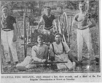 Newspaper, Stawell Fire Brigade Newspaper Article 1922