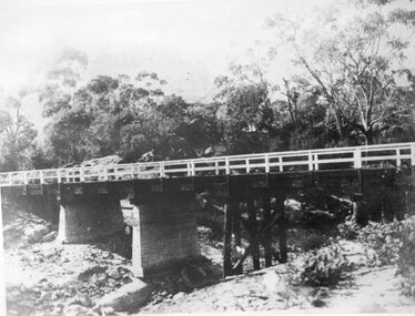 Photograph, Delley's Bridge near Hallps Gap -- replaced by a newer bridge