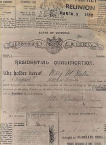 Photograph, Mrs Mary McMullin's Elector’s Right