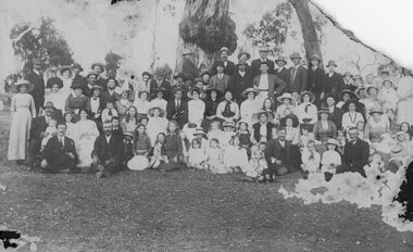 Photograph, Large Picnic Group at Kanya 1916