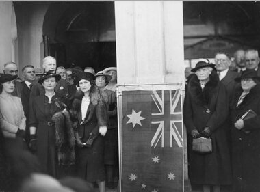 Photograph, Town Hall Tower & Clock Opening 1939
