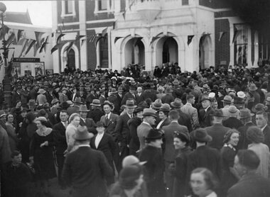 Photograph, Town Hall Tower & Clock Opening 1939