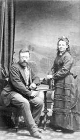 Photograph, Mr John Slater & his daughter Elizabeth