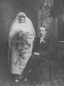 Photograph, Mr George Cox & Miss Georgina Wilson's Wedding