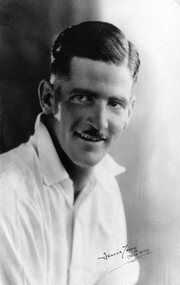 Photograph, Mr L.O.B. Fleetwood-Smith son of the Fleetwood family who ran the Stawellnews paper over many years -- went on to be a bowler for the Australian Cricket Team