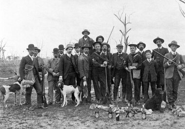 Photograph, “Yarram Park” Homestead Hunting Trip with American Seamen c 1907
