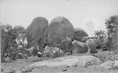 Photograph, Sister Rocks 1878