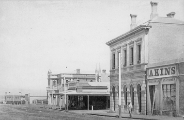 Photograph, Main & Wimmera Streets corner looking West c1878