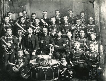 Photograph, Stawell Brass Band -- Studio Portrait c1912