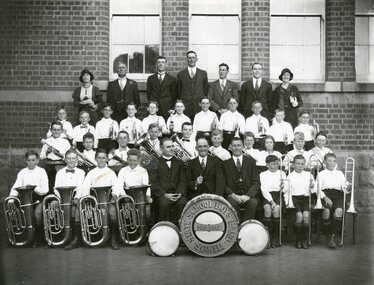 Photograph, Stawell State School Number 502 Boys Band c1930