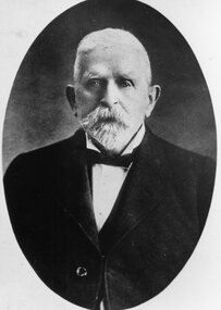 Photograph, Mr A. B. Clemes  -- Shire Secretary 1871-1914 -- Studio Portrait