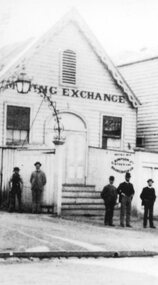 Photograph, Mining Exchange beside Commercial Hotel in Upper Main Street Stawell