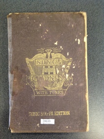Book, J W Ridder, Songs of Gladness with Tunes, 1872