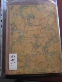 Book, Richard Morcom, Exercise Book Chemistry Essaying Schoolwork, 1895-1899