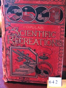 Book, Popular Scientific Recreations, 1888