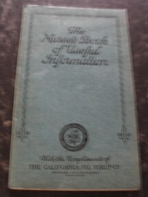 Book, Californian Fig SyrupCo, The Nurses Booklet of Useful Information