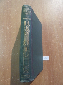 Book, W Peacock, Selected English Essays by W Peacock, 1890's