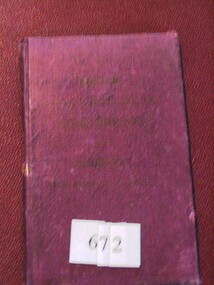 Book, A.C. Butcher Master Coachbuilders Wheelwrights, Master Coachbuilders Wheelwrights and Farrier Association of Stawell Price List for Repair and New Work, 1906