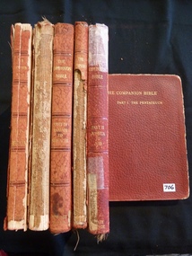 Book, Oxford Press, Companion Bible, Set of Six Volumes, 1900