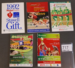 Book, Stawell Athletic Club, Stawell Athletic Club Programs Various Years