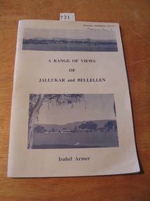 Book, Isabel Armer, A Range of Views of Jallukar and Bellellen by Isabel Armer, 1996