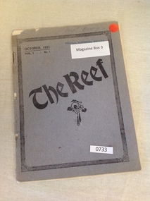 Magazine, Stawell & District State Schools, The Reef - State School Magazines – October 1921 Vol 1 No 1, 1921
