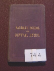 Book, The Wesleyan Sabbath School, Sabbath School and Revival Hymns, 1883