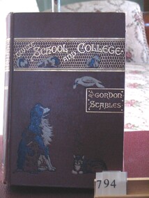Book, Gordon Stables, Twixt School and College, A Tale of Self Reliance, 1891