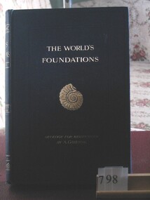 Book, Agnes Giberne, The World’s Foundation or Geology for Beginners, 1900