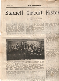 Book, The Spectator, Stawell Circuit History -Methodist Church Stawell