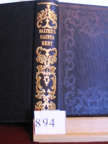 Book, Rev. Richard Baxter, Baxters Saint’s Rest, 1850