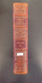Book, Dr. Richard Garnett, International Library of Famous Literature in 20 Vol, 1900