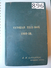 Book, A.M. Laughton, Victorian Year Book 1909-10, 1910