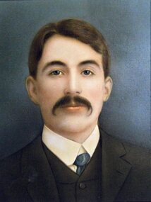 Photograph, Mr Robert Buchanan one of the founders of the Stawell Hospital -- Studio Portrait