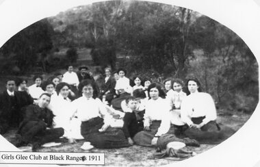 Photograph, Girls Glee Club in the Black Ranges 1911