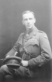 Photograph, Captain John Reginald Blackman MC 8th Battalion -- Studio Portrait