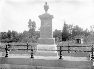 Photograph, Mr John Williams & Mrs Catherine Williams nee Unknown's Headstone at the Stawell Cemetery & a Photo Of MrJohn Williams