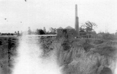 Photograph, Collins Brick Works in Griffith Street Stawell