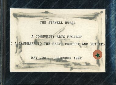 Album, The Stawell Mural Album done as a Community Arts Project