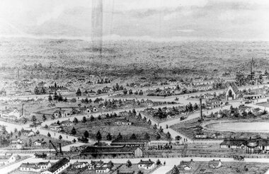 Drawing, Series of Photographs (Centre of Supplement) 1888 -- Large Sketch