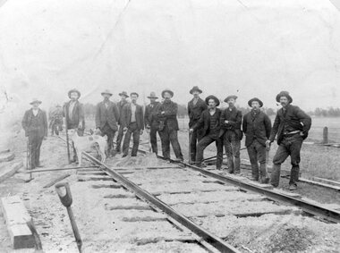 Photograph, Railway Line Construction in Stawell area -- 4 Photos