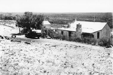Photograph, Rural Scene with a House & Car & details Unknown c1935