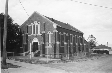 Photograph, Stawell Scout Hall - Corner of Byrne Street and Oriental Street -- Being enlarged with new iron on roof -- 2 Photos