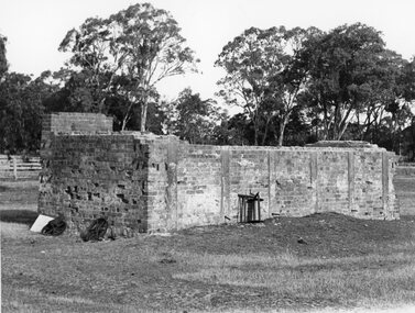 Photograph, Brick remains of the Tannery of Mr C Whel off Halls Gap Road Stawell West behind the London Hotel 1982