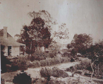 Photograph, "Rosehill" Station owned by Scoullar & Brinkman on shores of Lake Lonsdale 1872