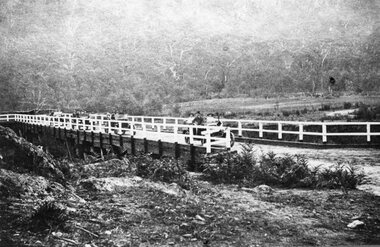 Photograph, Delley's Bridge in Hall’s Gap 1917